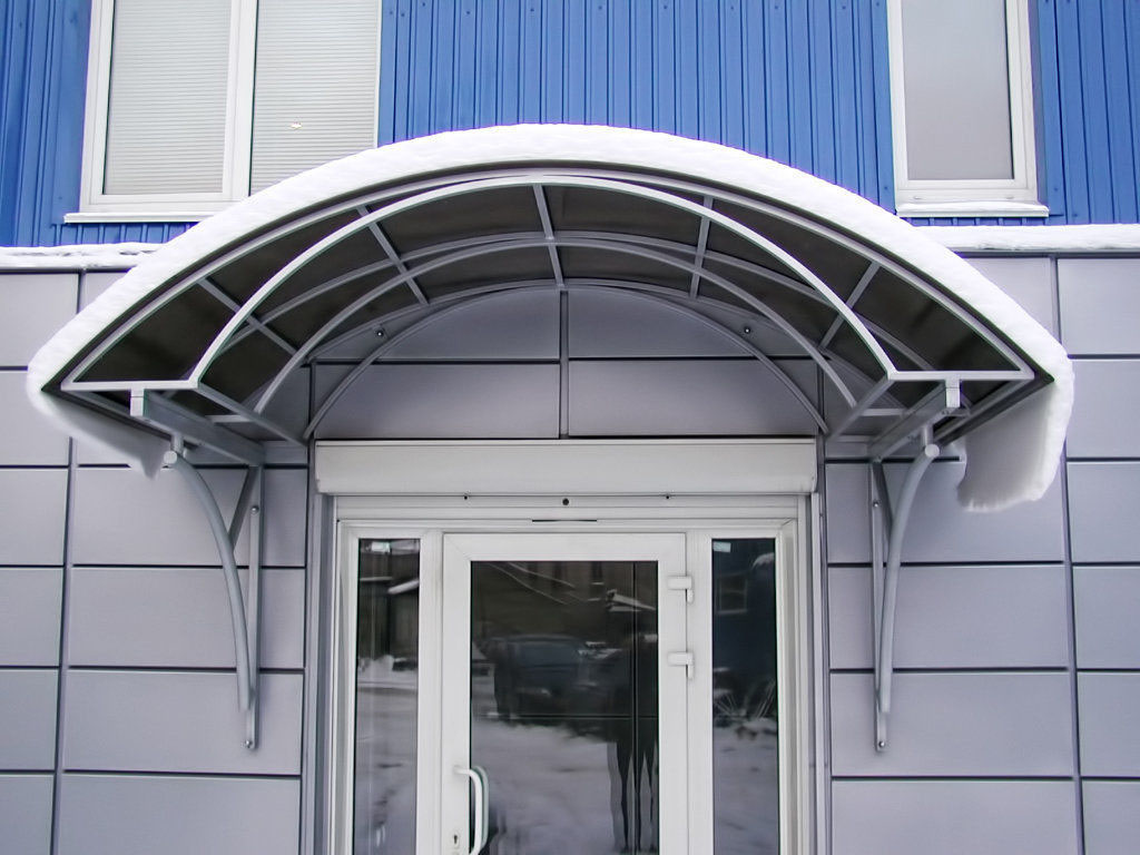 Козырек из поликарбоната "Классик 2"